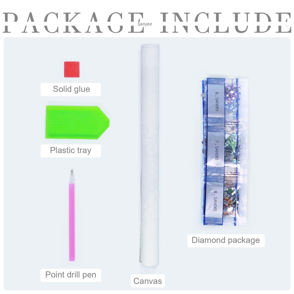 Sanjee 5D Special Shape Diamond Art Kits for Beginners, Chameleon Diamond Painting Kits for Adults, Crystal Rhinestones Diamond Painting for Home Wall Decoration Gift, 12×12inch Sanjee