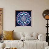 Kulvci Mandala Diamond Painting Kits for Adults, Diamond Art Kits for Beginners, 5D DIY Full Drill Gem Craft for Home Decor Gift 12x12inch Kulvci