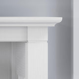 Bush Business Furniture Key West 5-Shelf Bookcase in Pure White Oak with Adjustable Shelves Bush Business Furniture