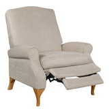 BrylaneHome 350 Lbs. Weight Capacity Faux Suede Recliner - Beige BrylaneHome