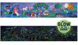Hape Magic Forest Puzzle 1.5 Meter Long | 200 Pieces Colorful Giant Glow-in-The-Dark Enchanted Jigsaw, for Children 6+ Years Hape
