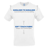 Gildan Men's Crew T-Shirts, Multipack, Style G1100, White (6-Pack), Large Gildan