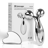 leiwo Stainless Steel Gua Sha and Face Roller Set, Facial Tool for Face Sculpting, Metal Skin Care, Massager for Women leiwo