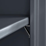 Sandusky Lee TA4R362472-02 Transport Series Mobile Storage Cabinet with Wheels, Adjustable Shelves, 230lb Capacity, 24" Depth x 36" Width x 78" Height, Charcoal Sandusky