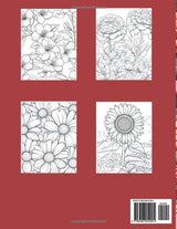 Floral Coloring Book Majosta