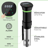 Sous Vide Machines, Immersion Circulators with Recipe, Temperature and Time Digital Display Control, 1000W Vpcok Direct