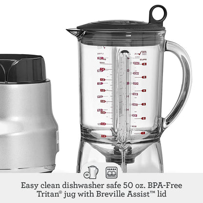 Breville BBL620SIL1AUS1 The Fresh & Furious Food_Blender, 50oz, Silver