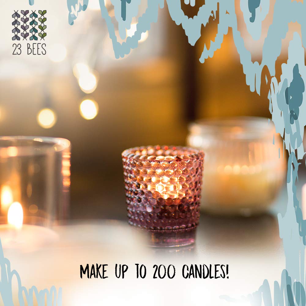 23 Bees Metal Candle Wick Sustainer Tabs, Candle Making, DIY (200pcs Tabs) 23 Bees