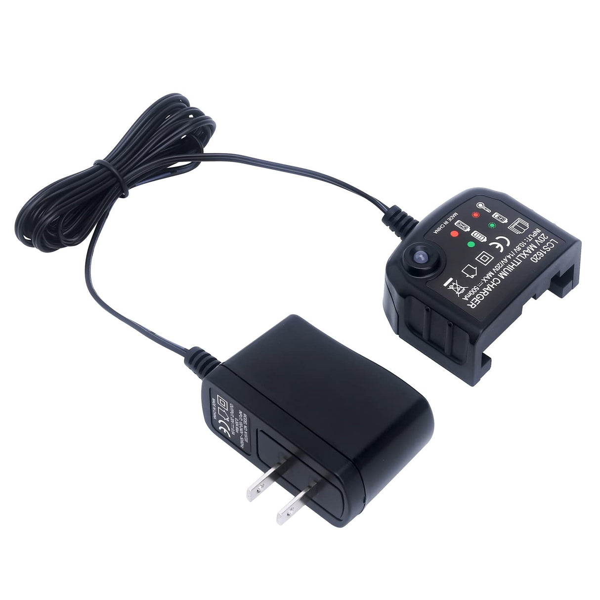Lasica Replacement for Black and Decker 20V Lithium Battery Charger LCS1620B Compatible with Black & Decker 20 Volt Max Lithium Battery LBXR20 LBXR2020-OPE LB2X3020 LB2X4020 LBX4020 90590282 BDCAC202B Lasica