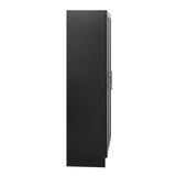 Prepac Elite Tall Storage Cabinet with Panel Doors - Black Prepac