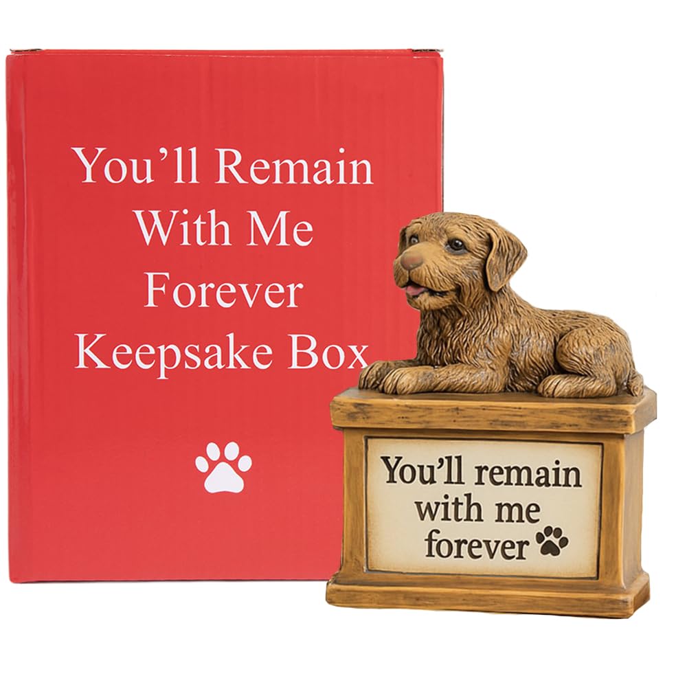 iHeartDogs Dog Memorial Keepsake Box – Pet Loss Sympathy Gift - This Urn for Ashes Feeds 5 Shelter Dogs in Honor of Your Beloved Pup iHeartDogs