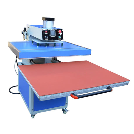 US Stock Large Format Heat Press Machine 31in x 39in Pneumatic Drawer-Type Wide Format Heat Press for T-Shirt Textile, 220V 1P 30A VORTRIDINO