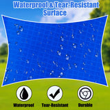 Giantex Trampoline Pad, 8ft 10ft 12ft 14ft 15ft 16ft Trampoline Replacement Safety Pad, No Holes for Pole, Waterproof Trampoline Accessories Spring Cover (15 Ft, Blue) Giantex