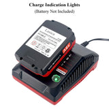 Lasica 18V 3.0A Fast Battery Charger PCXMVC Replacement for Porter-Cable 18-Volt PC18B NiCd, NiMh & Lithium Cordless Tool Battery Packs PC18BL PC18BLEX Compatible with Porter Cable 18V Charger PCMVC Lasica