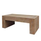 FGXJY Natural Wood Coffee Tables for Living Room, Rectangle Cocktail Table Wooden Room Table, Rustic Coffee Table for Office and Apartment FGXJY