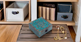 Great Birthday Gift Ideas Handmade Decorative Wooden Jewelry Box Jewelry Organizer Keepsake Box Treasure Chest Trinket Holder Watch Box Storage Box Housewarming Gifts Women The Great Indian Bazaar