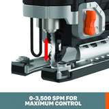 Worx NITRO 20V Power Share Cordless Jigsaw with Brushless Motor - WX542L.9 (Tool Only) WORX