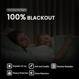 SimpleHome Sage Green Linen 100% Blackout Curtains for Living Room,84 Inch Length Farmhouse Back Tab Textured Curtains for Bedroom,2 Panels,52" W x 84" L SimpleHome