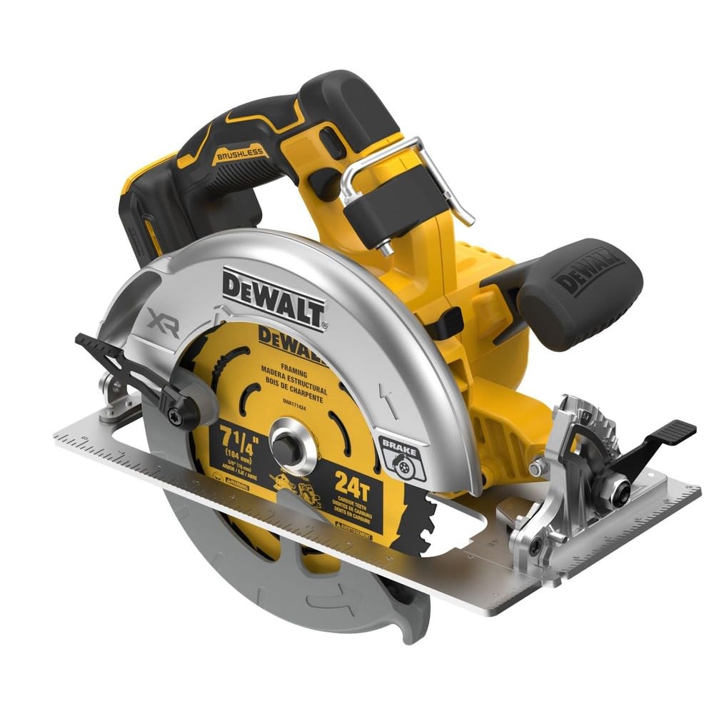 DEWALT 20V MAX* XR Brushless Cordless 7-1/4 in. Circular Saw (Tool Only) (DCS590B) DEWALT