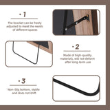 ZHUNFA Arched Full Length Mirror with Solid Wood Frame, 71x32 Farmhouse Wall Mounted Floor Mirror with Stand, Vertical Hanging, Leaning Standing for Bedroom, Living Room, Brown ZHUNFA