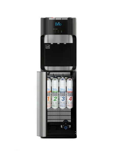 Brio Commercial Grade Bottleless Ultra Safe Reverse Osmosis Drinking Water Filter Water Cooler Dispenser-3 Temperature Settings Hot, Cold & Room Water - UL Approved – Point of Use Brio