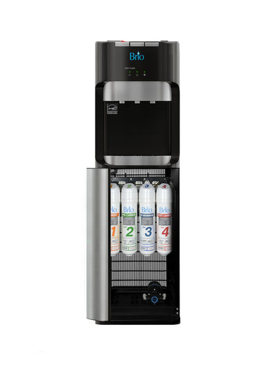 Brio Commercial Grade Bottleless Ultra Safe Reverse Osmosis Drinking Water Filter Water Cooler Dispenser-3 Temperature Settings Hot, Cold & Room Water - UL Approved – Point of Use