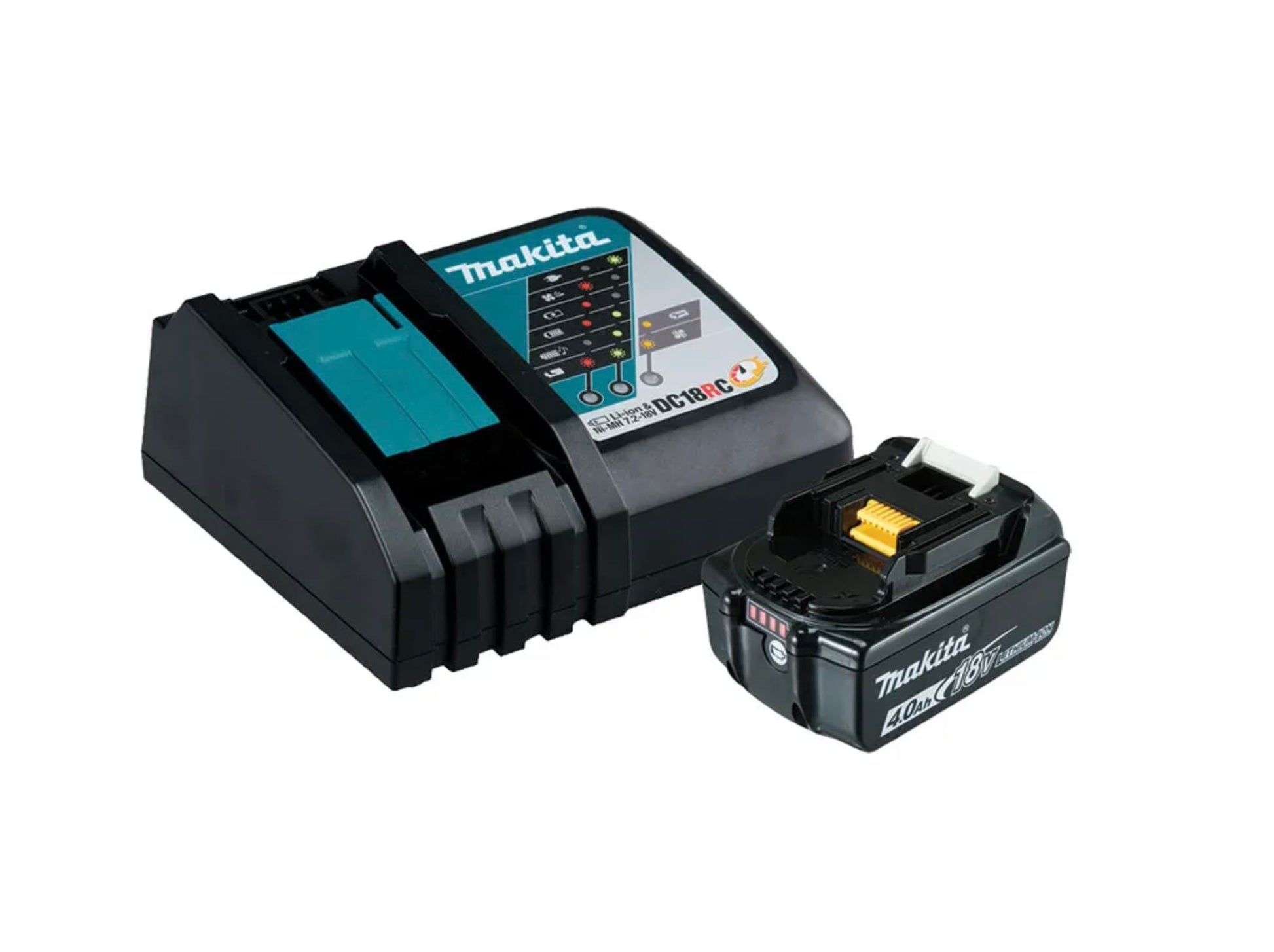 Makita BL1840BDC1 18V LXT® Lithium-Ion Battery and Charger Starter Pack (4.0Ah) - WoodArtSupply