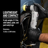 Maxshine Professional Mini Cordless Polisher (M0312 V2) - Portable, Lightweight (1.93 lbs), 6-Speed DA/Rotary Polisher for Auto Detailing, Scratch & Swirl Repair, Paint Protection, Gloss & Shine Maxshine