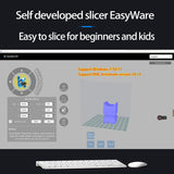 FDM Mini 3D Printer for Beginners, Smoothly Printing High Accuracy Mini 3D Printer with Uniform Heating, Quick Assembly, Easy for Kids (US Plug) Bewinner