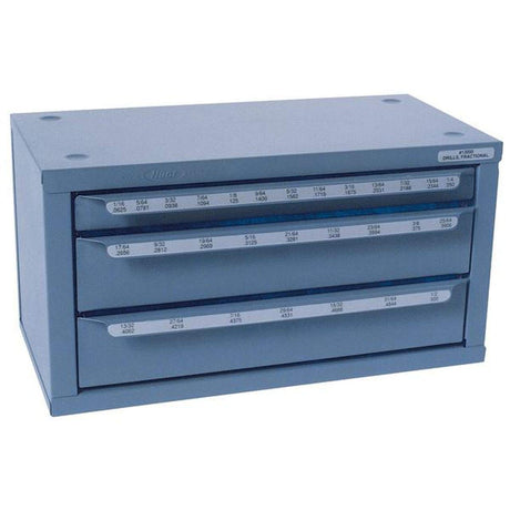 Huot 13000 Fractional Drill Dispenser and Organizer Cabinet Holds 1/16" - 1/2" Bits HUOT
