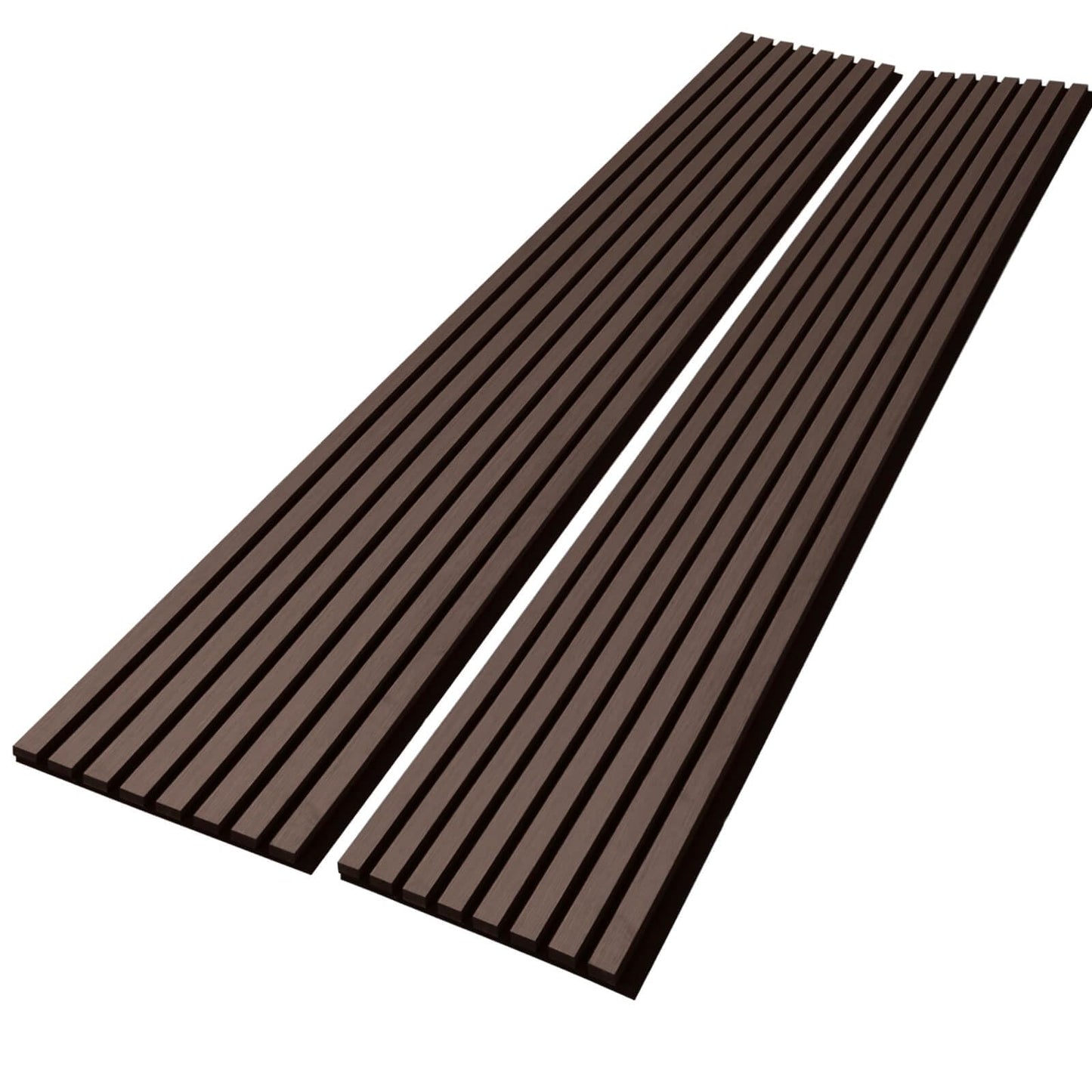 KVENI Acoustic Wood Slat Wall Panels - Modern Wood Panels for Wall, 3D Fluted Sound Absorbing Panel with Wood Finish, Noise Cancelling & Absorbing Wooden Panels, 94.49” x 13” Each, 0.82” Dept - WoodArtSupply