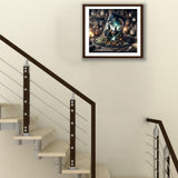 BYGFHLYW 5D Diamond Painting Kits for Adults, Magic Hat Diamond Art Kits for Adults Beginner, DIY Full Drill Diamond Dot Gem Painting for Home Wall Decor 11.8x11.8 inch BYGFHLYW