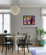 Komking Paint by Number for Adults Kids Beginner, Paint by Numbers Kits on Canvas Painting Kits for Art Crafts Gift, Colorful Lion 16x20inch Komking