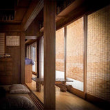 ADafeg Outdoor Roll-up Bamboo Shade Blackout Roller Matchstick Blinds, Bamboo Window Shades for Patio, Privacy Retro Curtains, Cordless 20"X60" 56"X72" 66"X72" 72"X72" (Size : 44" x 64") ADafeg