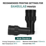 Nylon Filament 50g Black 1.75mm for 3D Printing Fit Most 3D Printer PA6 Filament yxpolyer