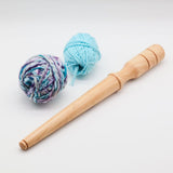 Tgoon Weaving Ball Winder , Premium Beech Light Weight Center Pull Ball Yarn Winder for Yarn , Wood Yarn Holder Yarn Ball Winder Knitting Crochet Accessories Tgoon