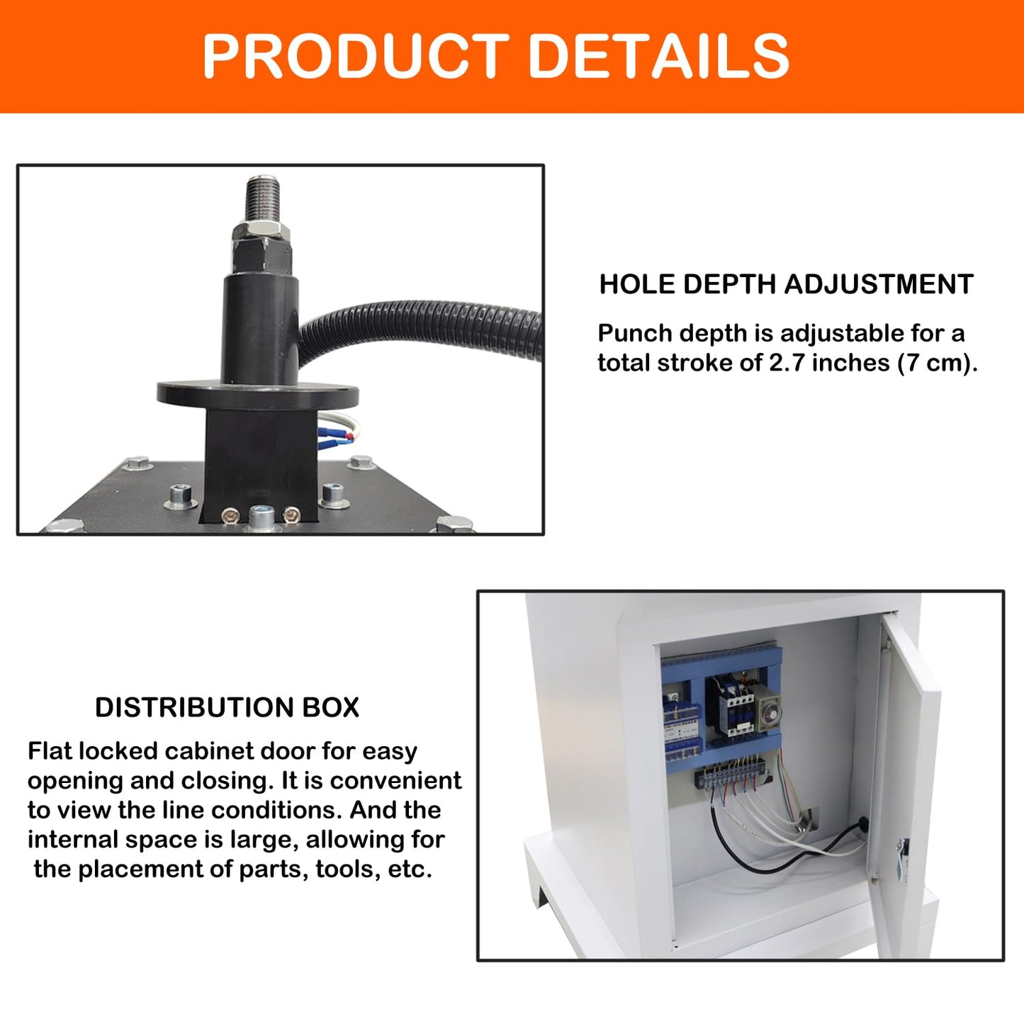 HayWHNKN Pneumatic Hinge Boring Drilling Machine Hinge Boring Drill Press Machine Woodworking Hinge Drilling Machine 3Z-45-9.5 110V - WoodArtSupply