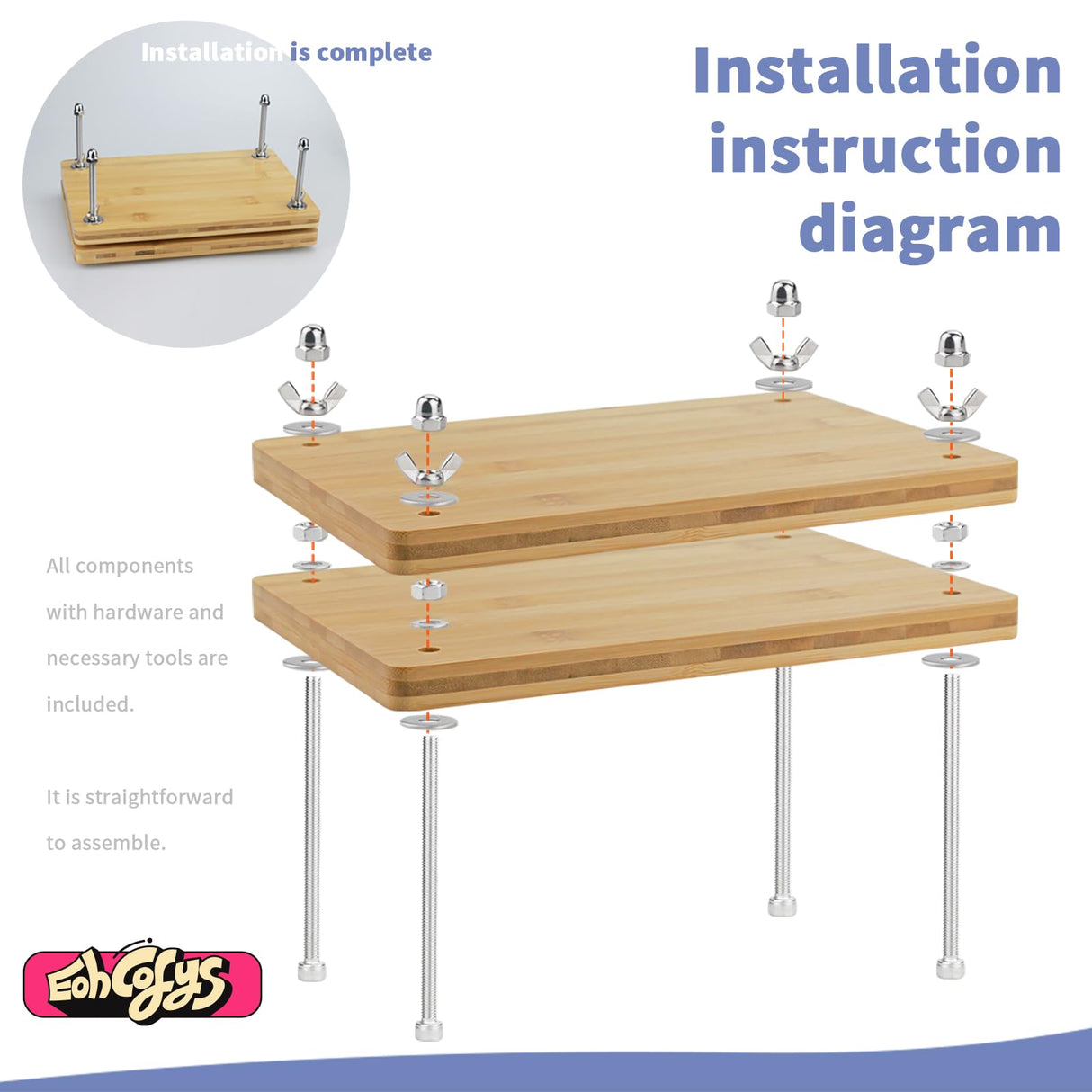 Eohcofys Book Binding Kits, Book Press Binding Materials Tools Bookbinding Kit for Beginners 11.6 x 7.9 Inch Eohcofys