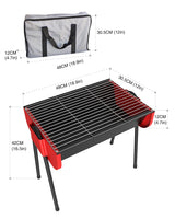 19 inch Charcoal Grill, Small Portable Barbecue Grill with Storage Travel Bag, Easy to Assemble BBQ Grill, 231 Square Inches Cooking Space, Perfect for Small Patio, Backyard, Picnics, Camping, Beach GRiliFE