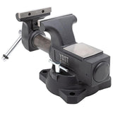 Yost HD550-C Heavy Duty 5-1/2 Inch Mechanics Work Bench Vise | Heavy Duty Woodworking & Metal Work Table with Secure Grip Swivel Base | 60,000 PSI Casting Iron Material with Extra-large Anvil Surface Yost Tools
