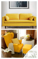 WEICHUAN Round Solid Wood Dark Walnut Finish Replacement Sofa Couch Chair Ottoman Loveseat Coffee Table Cabinet Furniture Wood Legs Wood Furniture Legs(10" Set of 4) WEICHUAN