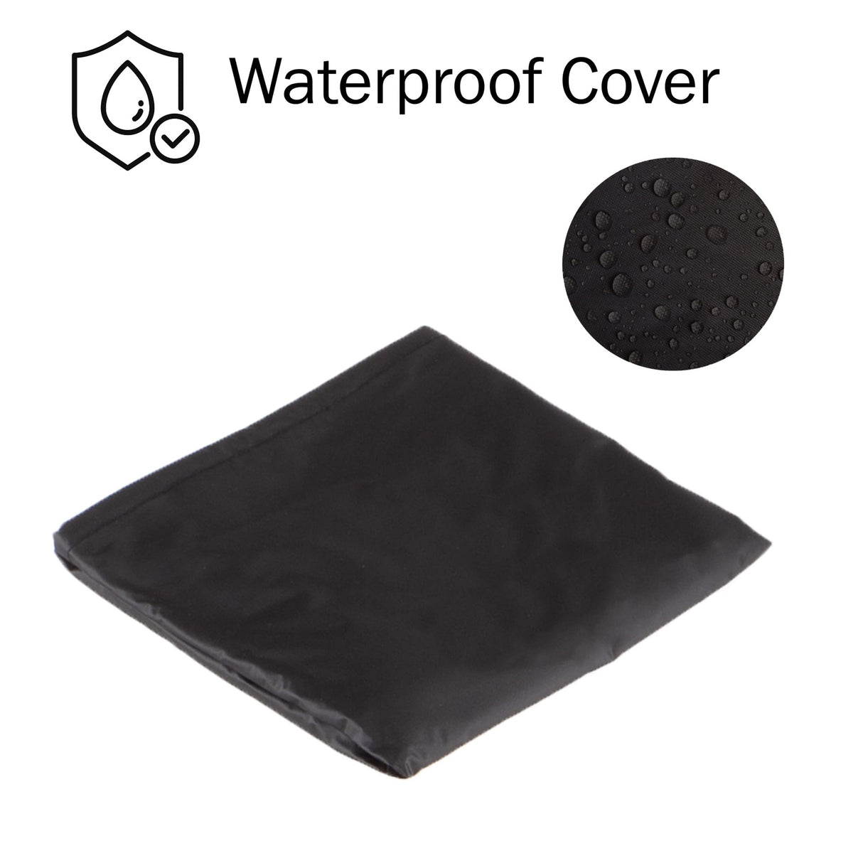 Fire Pit - 32-Inch Outdoor Wood Burning Firepit with Screen, Poker, and Cover - Outdoor Fire Pits for Backyard, Deck, or Patio by Pure Garden (Black) Pure Garden