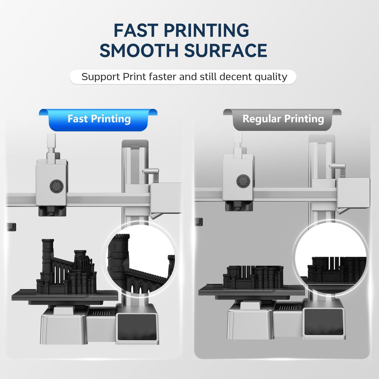 Fugacity PETG Filament 1.75mm, Black 3D Printer Filament 2 Roll 1KG Spool Bundles, Dimensional Accuracy +/- 0.02mm, Enhanced Printing Effect Fits Most FDM 3D Printers FugaCity