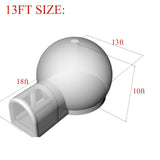 10FT Inflatable Bubble House with Bounce Jumping Area Commercial Grade PVC Bounce House, Bubble Balloon House for Kids,Toddler with Blower & Pumb & 50Pcs Balloons AEOR