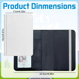 ZUYYON 3 Pcs Sublimation Passport Holder Cover Blanks PU Leather Heat Transfer DIY Travel Passport Holder Wallet Cover Blank Passport Wallet for Passport Business Cards Credit Cards(Black, White) ZUYYON