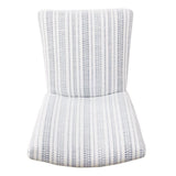 HomePop Classic Parsons Dining Chair -Blue Farmhouse Stripe (Set of 2) HomePop