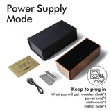 Wood Digital Alarm Clock Wooden Desk Clocks with USB Ports Travel Alarm Small Bedside Table Snooze Alarm Clock with Temperature Minimalistic Room Decor Large Display for Bedroom Farmhouse Bathroom SCOAGE