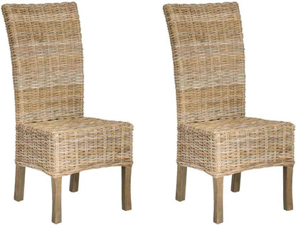 Safavieh Safavieh Home Collection Quaker Dining Chair, Set of 2, Wood, Natural - WoodArtSupply