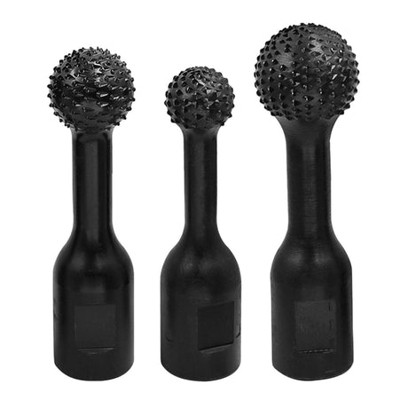 3 Pieces Sphere Rotary Burr Spherical Grinding Head Rotary File Wear Resistance Ball File Carbon Steel for Angle Grinder Polishing MagiDeal