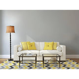 Adesso 1523-01 Stratton Floor Lamp, 62 in., 2 x 150 W Incandescent/CFL, Black/Brown, 1 Black Lamp Adesso